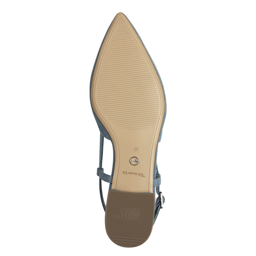 Tamaris | Denim Sling Back Pump | VEGAN | 29403