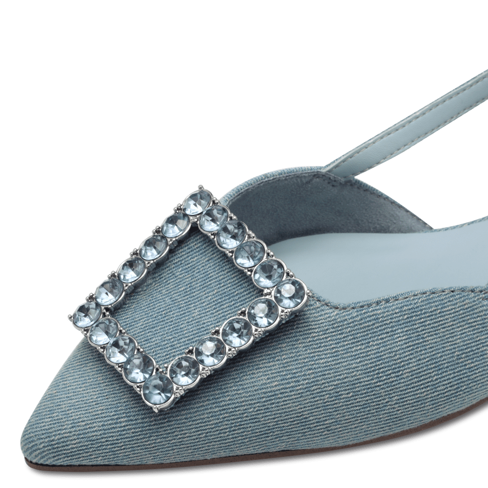 Tamaris | Denim Sling Back Pump | VEGAN | 29403