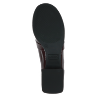 Caprice | Patent Low Heeled Loafer | 24303 | Bordeaux
