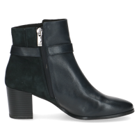 Caprice | Leather Heeled Ankle Boot | 25302 | Ocean Comb