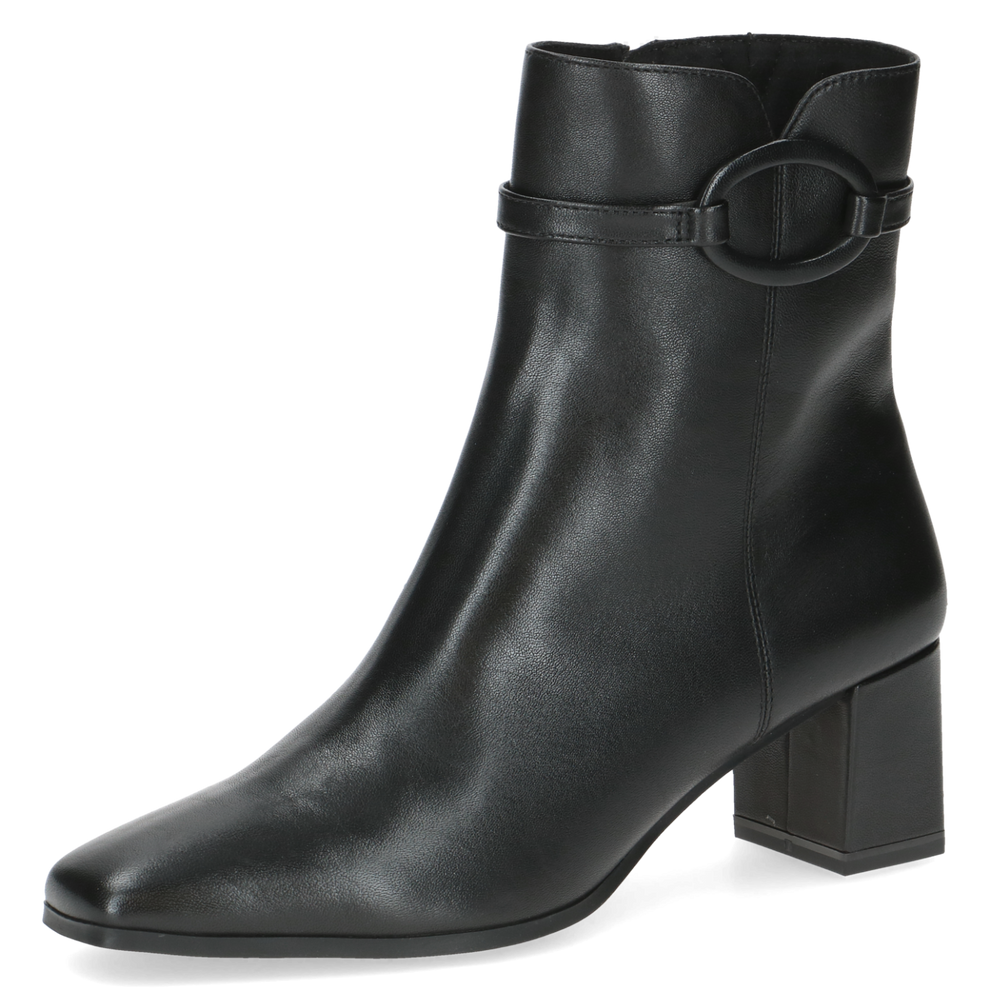 Caprice | Smart Heeled Ankle Boot | 25310 | Black