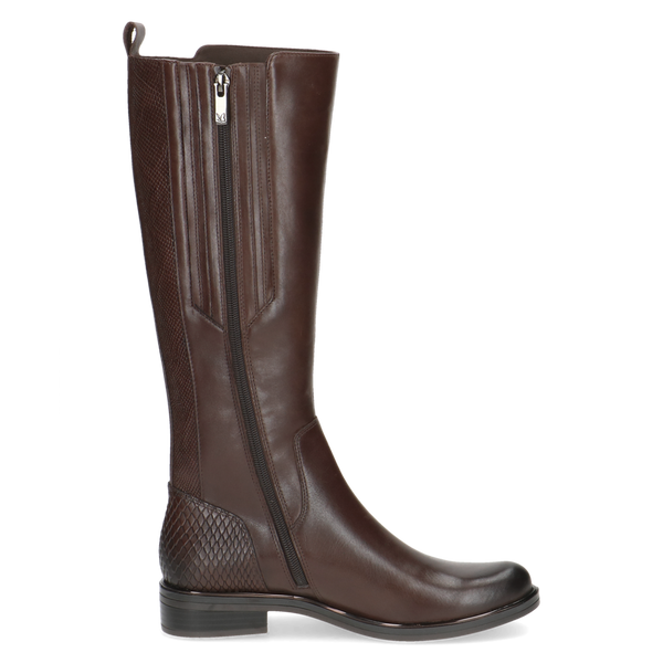 Caprice | Classic Long Boot | 25515 | Dark Brown