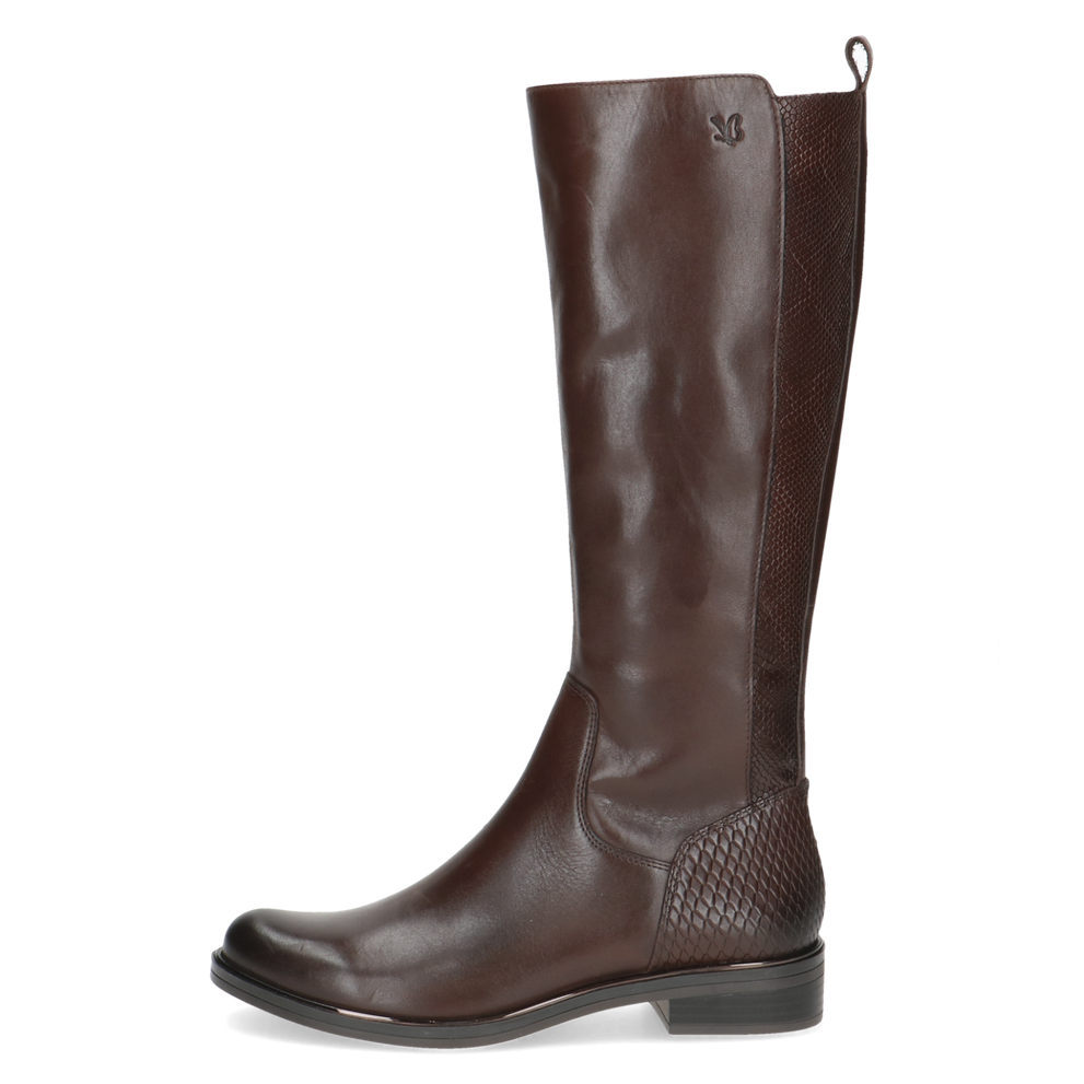 Caprice | Classic Long Boot | 25515 | Dark Brown