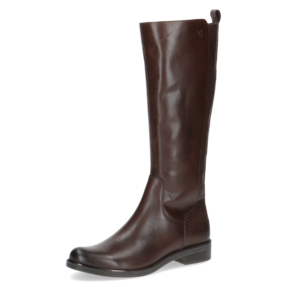 Caprice | Classic Long Boot | 25515 | Dark Brown