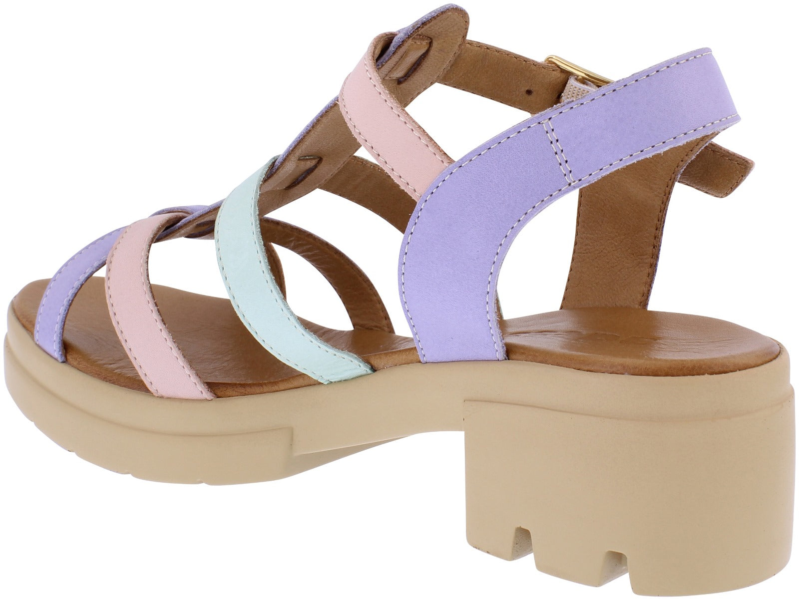 Adesso | Willa Leather Sandal | Pastel Power | Online Exclusive