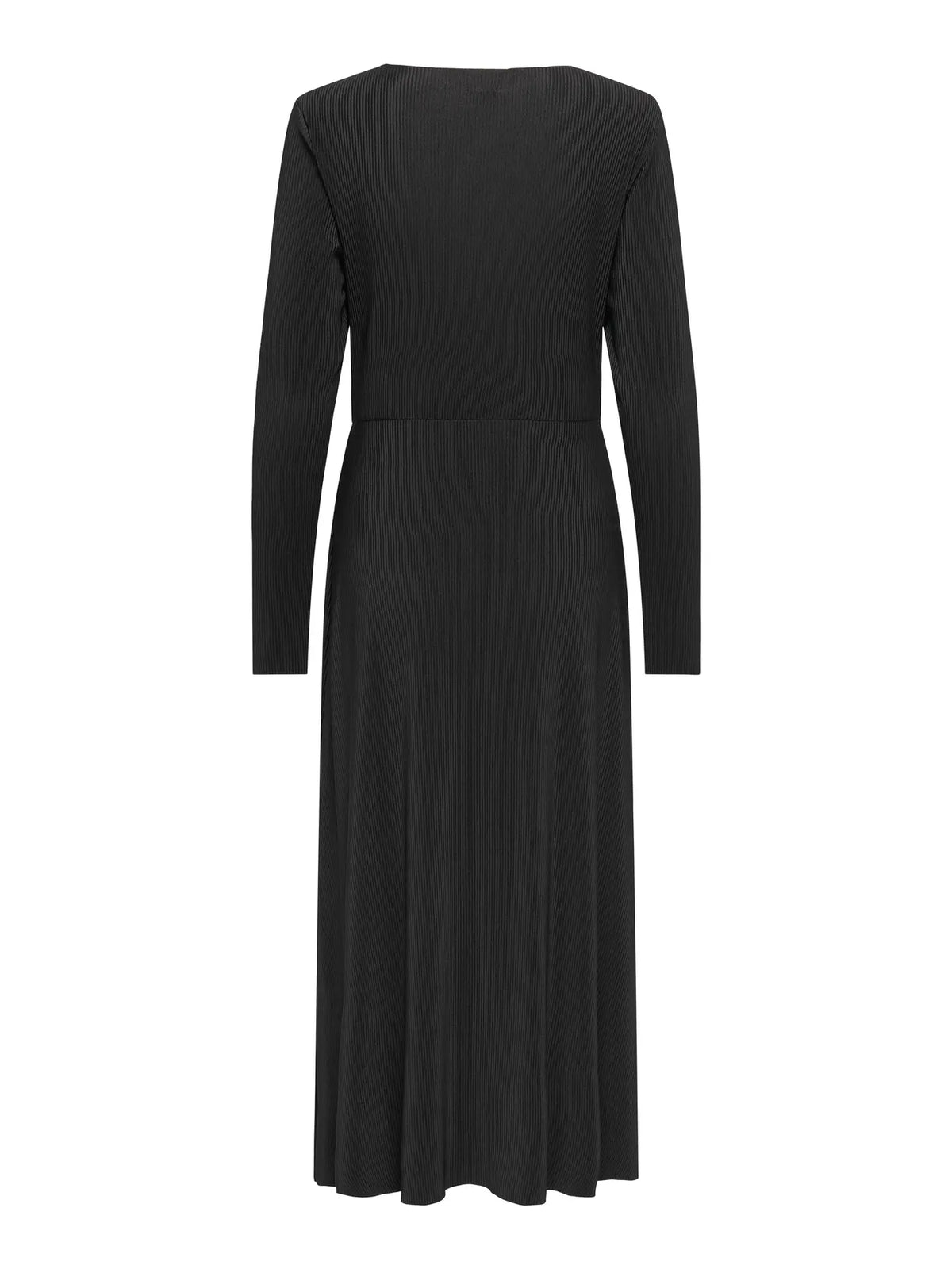 JDYBea L/S Plisse Midi Dress | Black