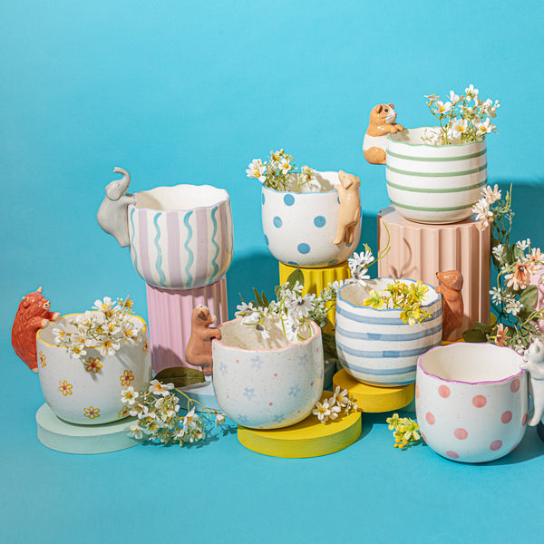 Peeking Sausage Dog Planter