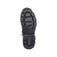 Rieker | Y3330-00 Chunky Patent Lace Up Boot | Black
