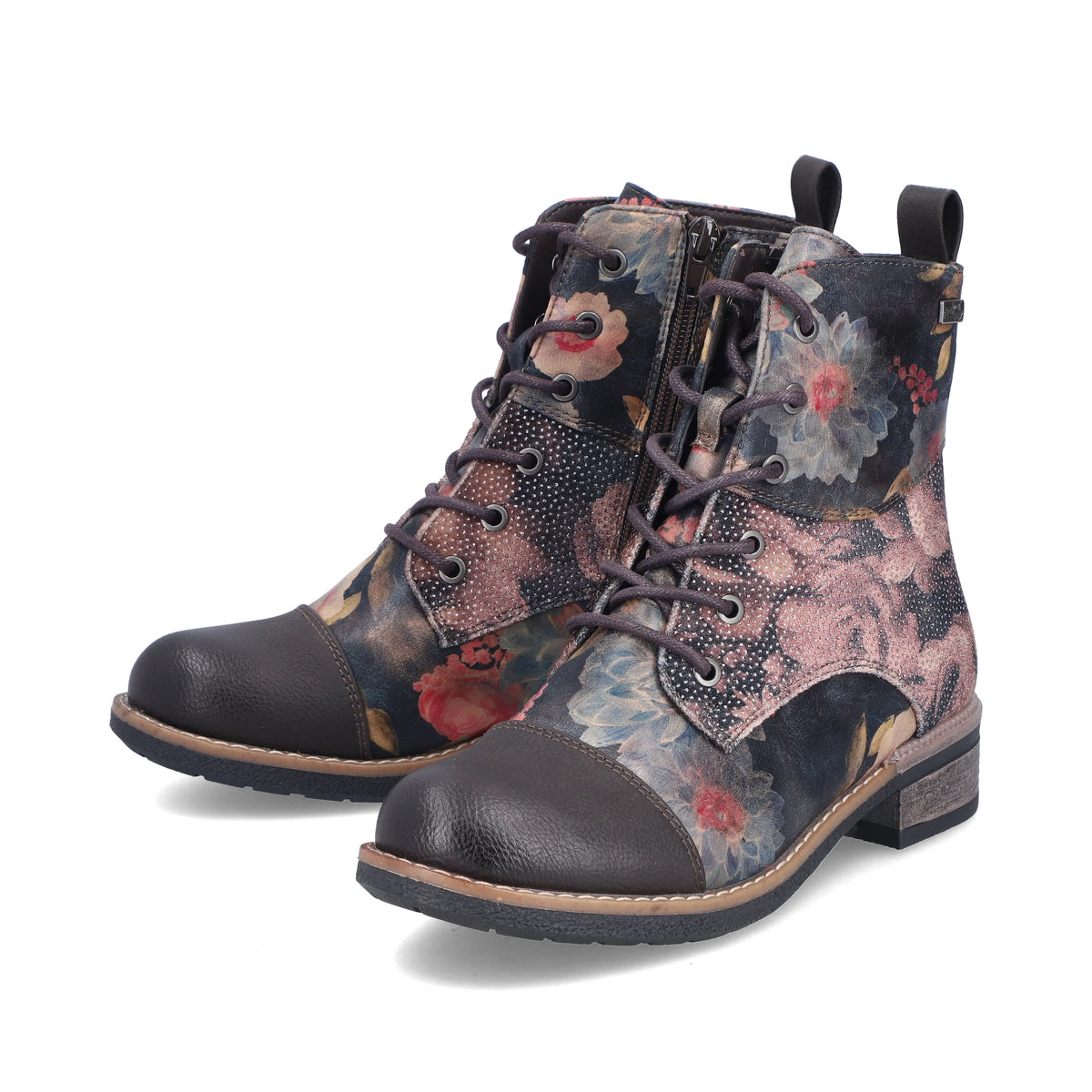 Rieker |94611-91 | Ankle Boot | Black Floral