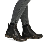 Rieker | 74842-00 | Leather Ankle Boot | Black