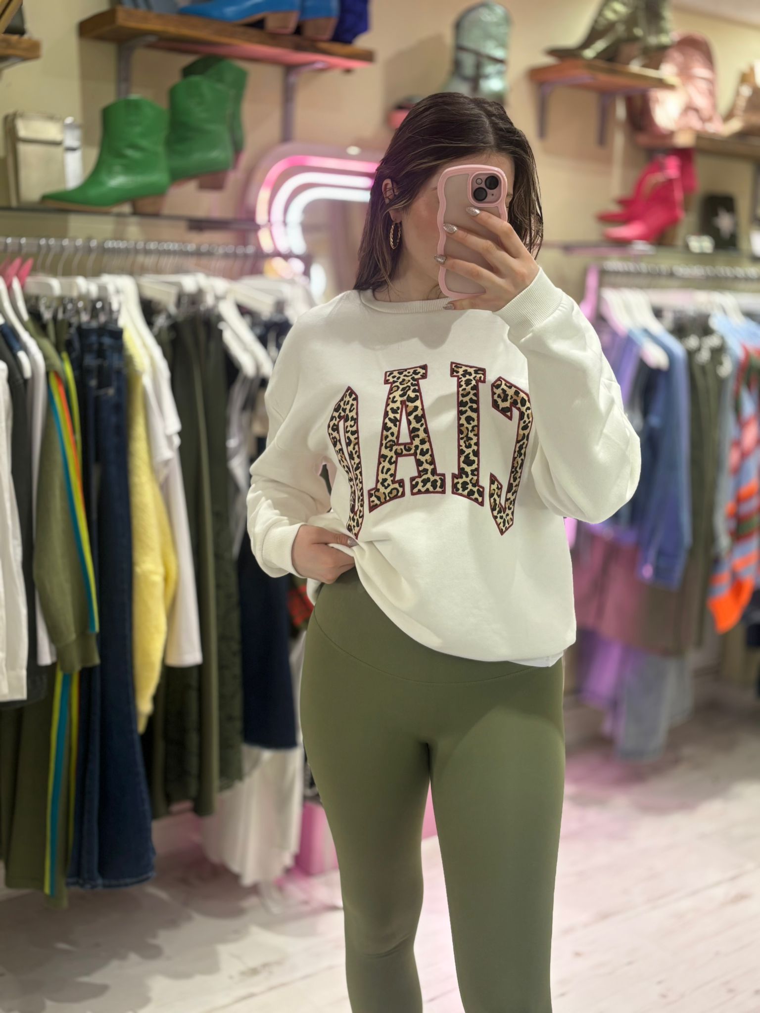 Energy Body Sculpting Leggings | Olive Green