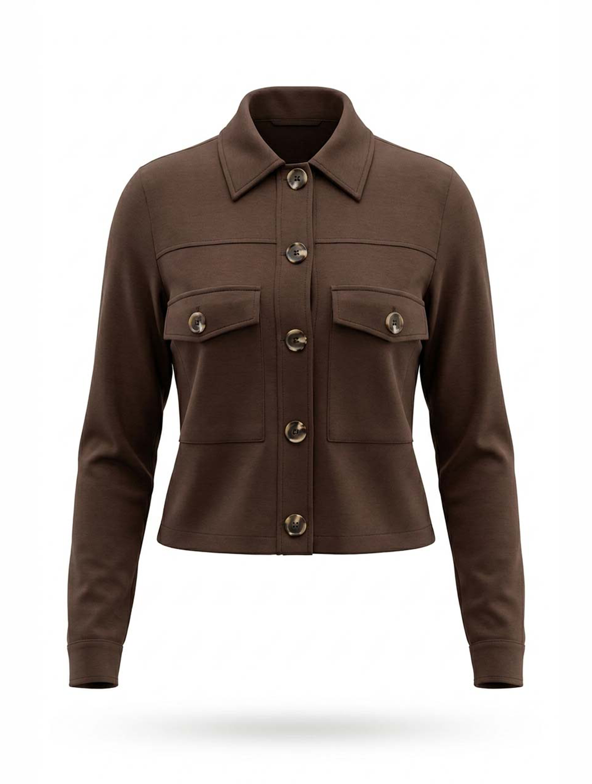 Alice Collins | Nova Modal Jacket | Chocolate Chip