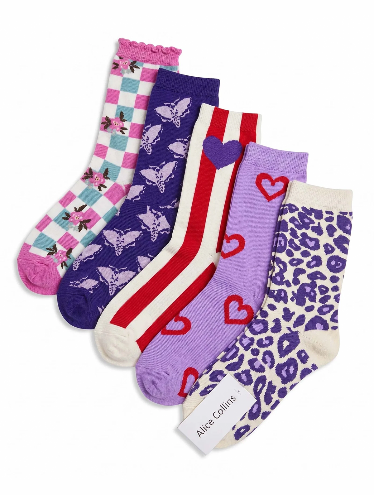 Alice Collins | Autumn/Winter Socks 5 Pack | Nostalgia