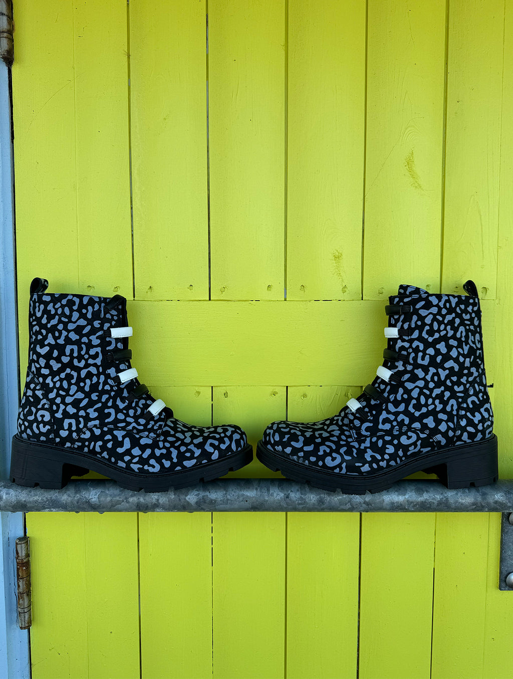 Adesso | Amelia Dalmation Ankle Boot | Black Multi