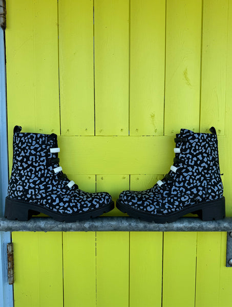 Adesso | Amelia Dalmation Ankle Boot | Black Multi