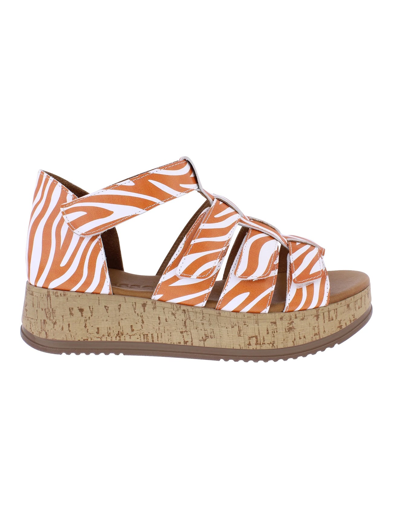 Adesso | Morgana Zebra Sandal | Apricot