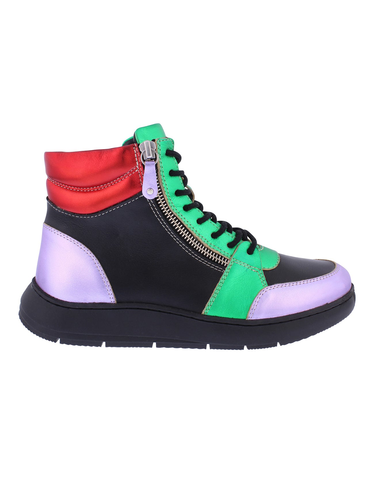 Adesso | Tawny Volcanic Bloom Boot | Black Multi Metallic