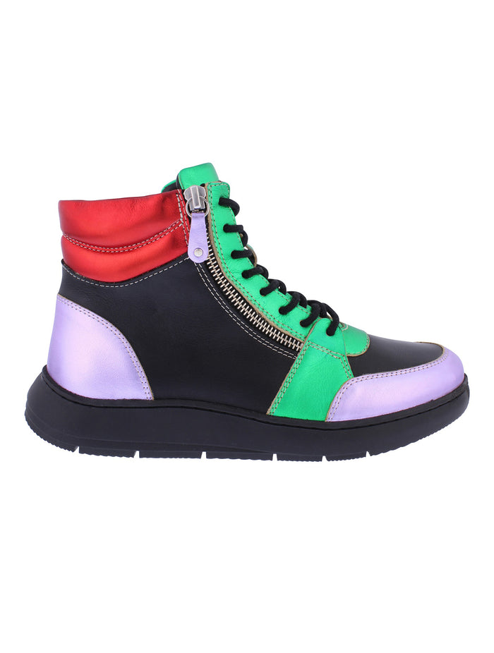 Adesso | Tawny Volcanic Bloom Boot | Black Multi Metallic