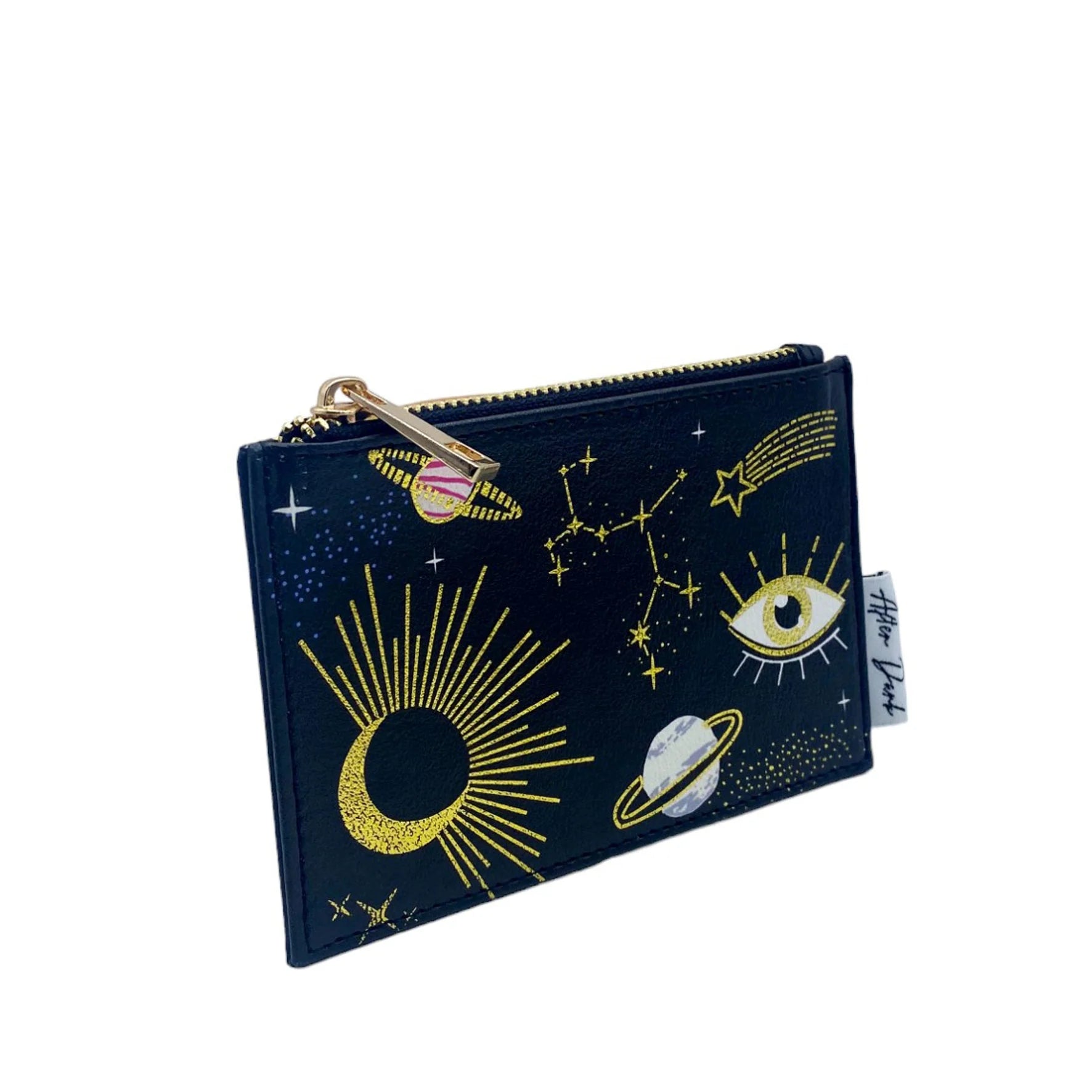 After Dark Black Zip Purse