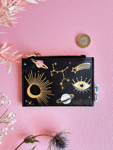 After Dark Black Zip Purse