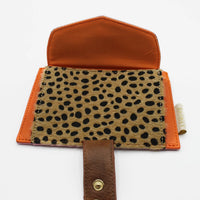 Animal Cheetah Print Purse | Orange Multi