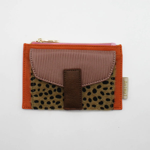 Animal Cheetah Print Purse | Orange Multi