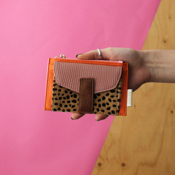 Animal Cheetah Print Purse | Orange Multi