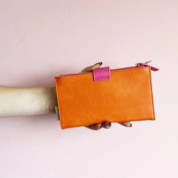 Animal Print Cheetah Wallet | Orange Multi