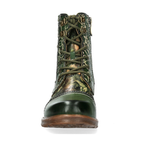Laura Vita | Anitao 10 Leather Ankle Boot | Green