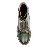 Laura Vita | Anitao 10 Leather Ankle Boot | Green