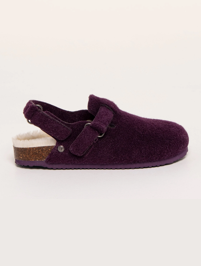 Arctic Plush Slipper | Deep Purple