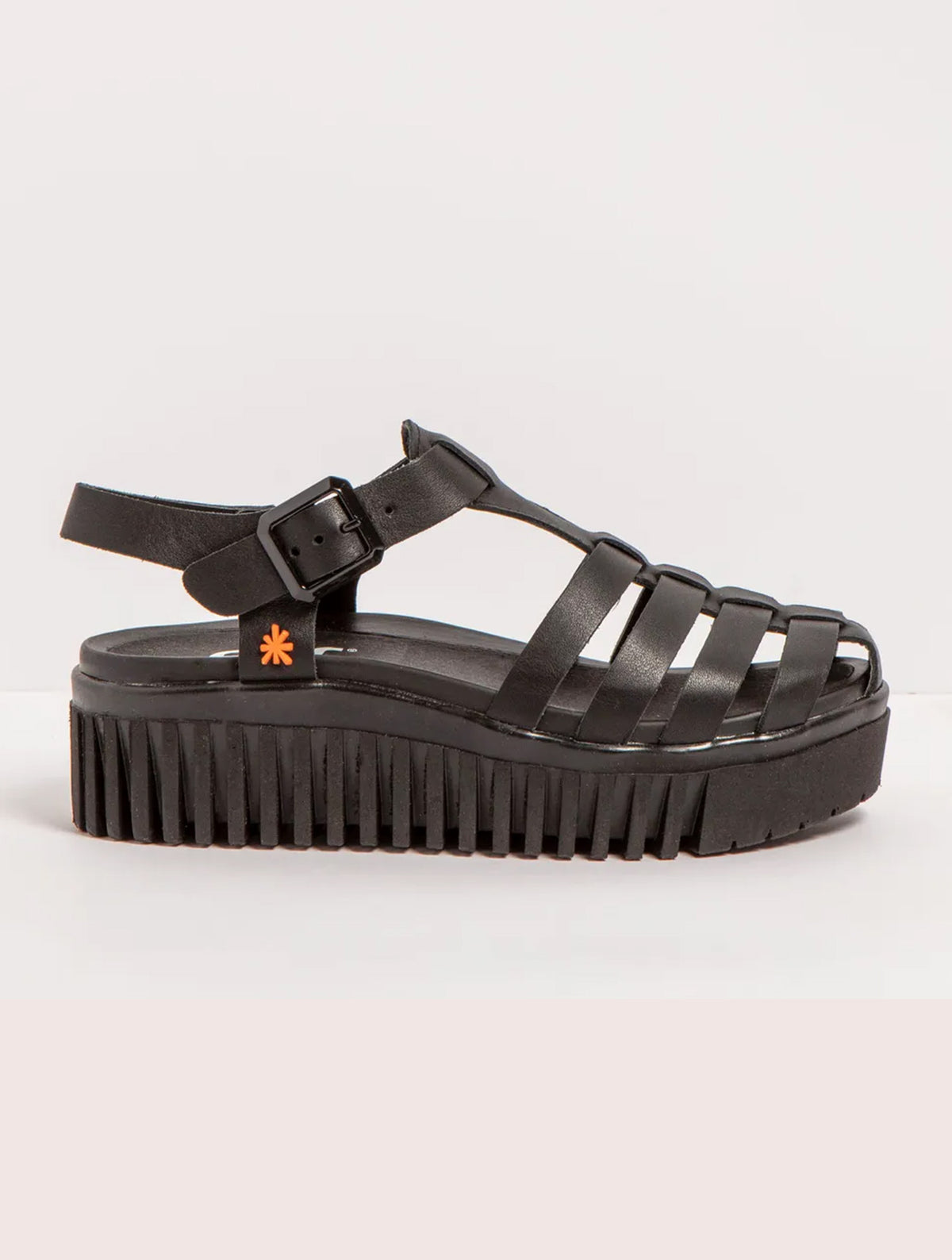 Art | Brighton Closed Toe Sandal 1575 | Black