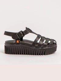 Art | Brighton Closed Toe Sandal 1575 | Black