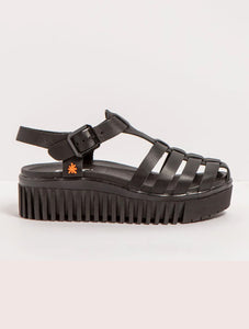 Art | Brighton Closed Toe Sandal 1575 | Black