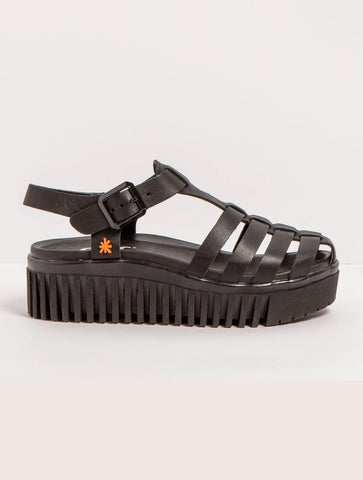 Art | Brighton Closed Toe Sandal 1575 | Black