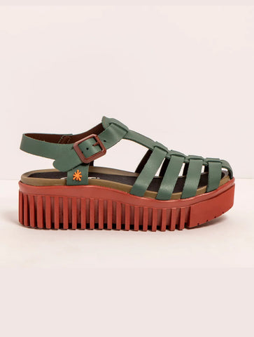 Art | Brighton Closed Toe Sandal 1575 | Foliage