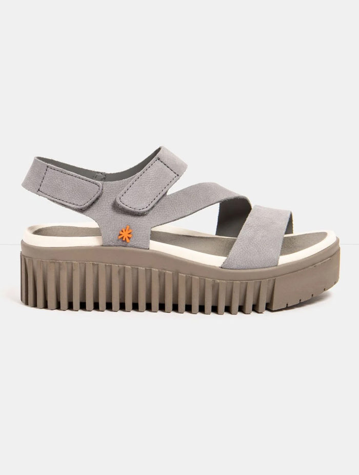ART | 1573 Brighton Platform Sandal | Nubuck Denim