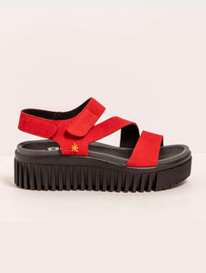 Art | Brighton Sandal 1573 | Nubuck Red