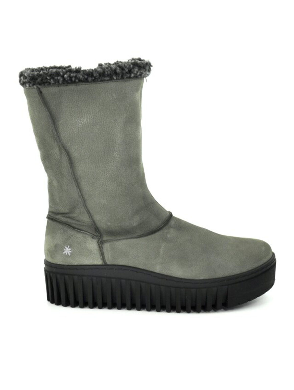 ART | 1511 Bright Warm Lined Calf Boot | Grey Nubuck