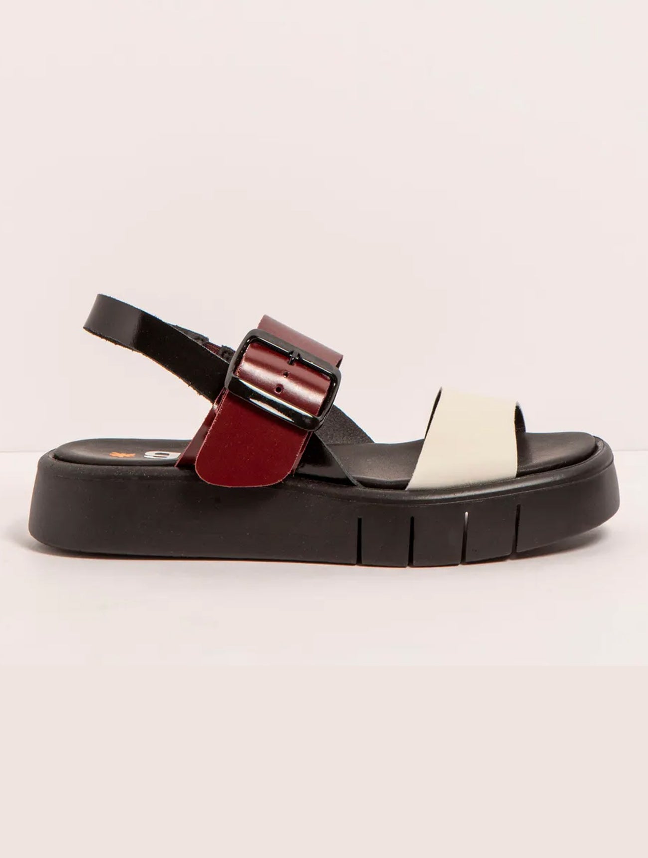 Art | Malaga Sandal 1857 | Bordeaux/Cream