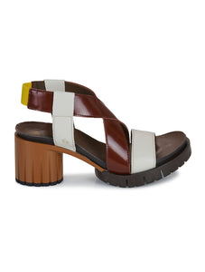 Art | Malibu Heeled Sandal 1921 | Bordeaux/Cream