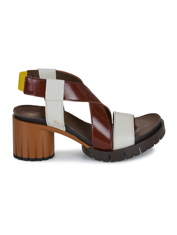 Art | Malibu Heeled Sandal 1921 | Bordeaux/Cream