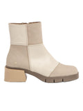 ART | Varsovia 1285 Retro Heeled Ankle Boot | Bone/Cream