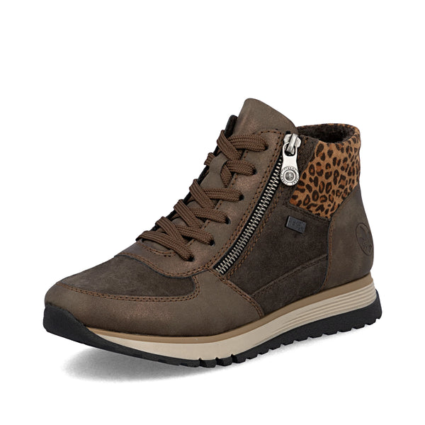 Rieker | 49040-24 Zip Trainer Boot | Brown