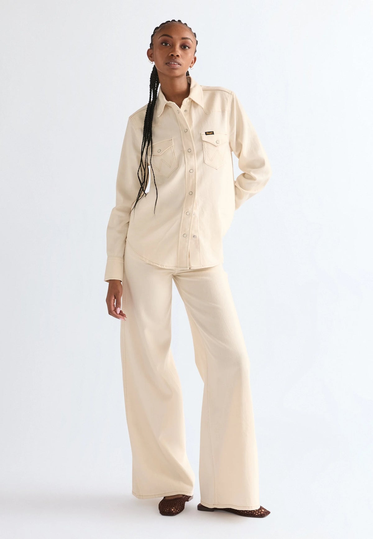 Wrangler Classic Heritage Western Shirt | Natural
