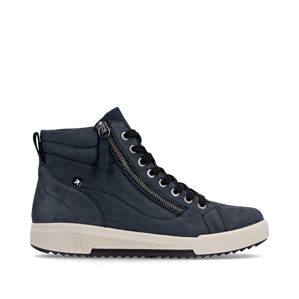 Rieker Sport | W0164-14 Leather Casual Ankle Boot | Dark Blue