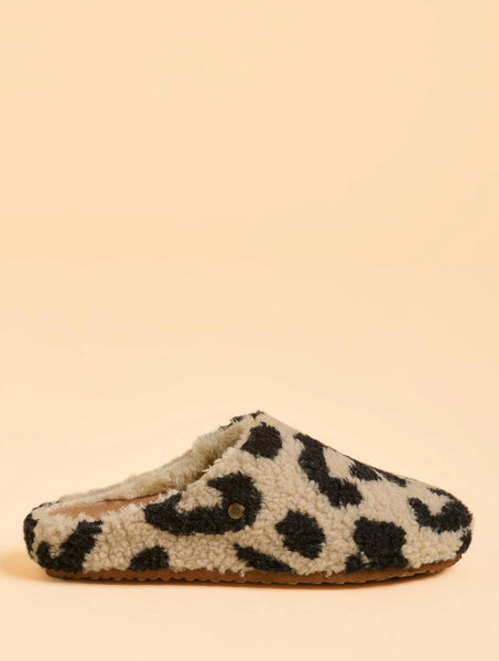 Fireside Fleece Slipper | Animal Print