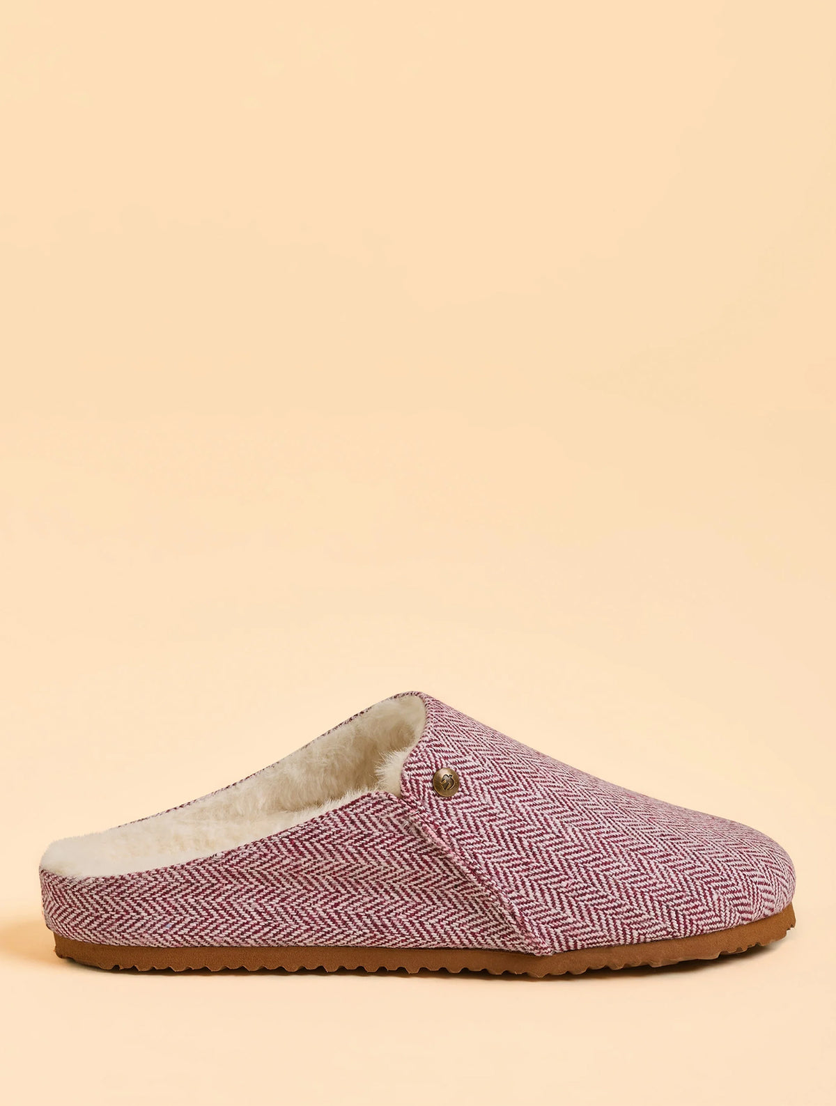 Twilight Herringbone Slipper | Burgundy