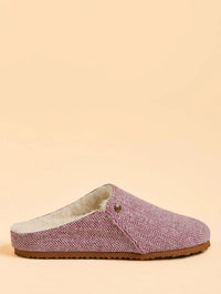 Twilight Herringbone Slipper | Burgundy