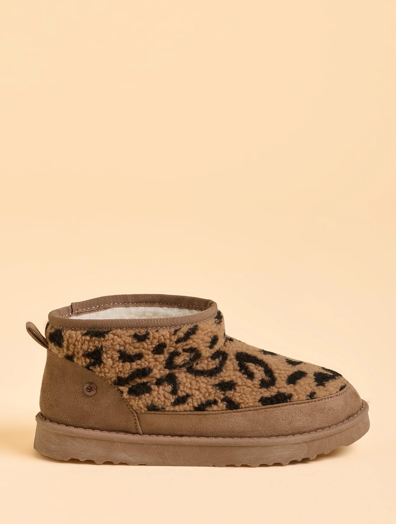 Winters Embrace Cosy Boot Slippers | Animal Print